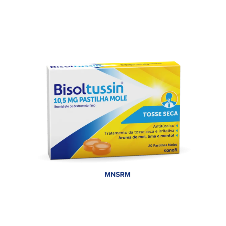 Bissoltussin 10,5mg Pastilhas Moles - 20 unidades