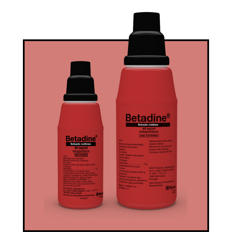 Betadine 40mg/ml Espuma Cutânea 125ml