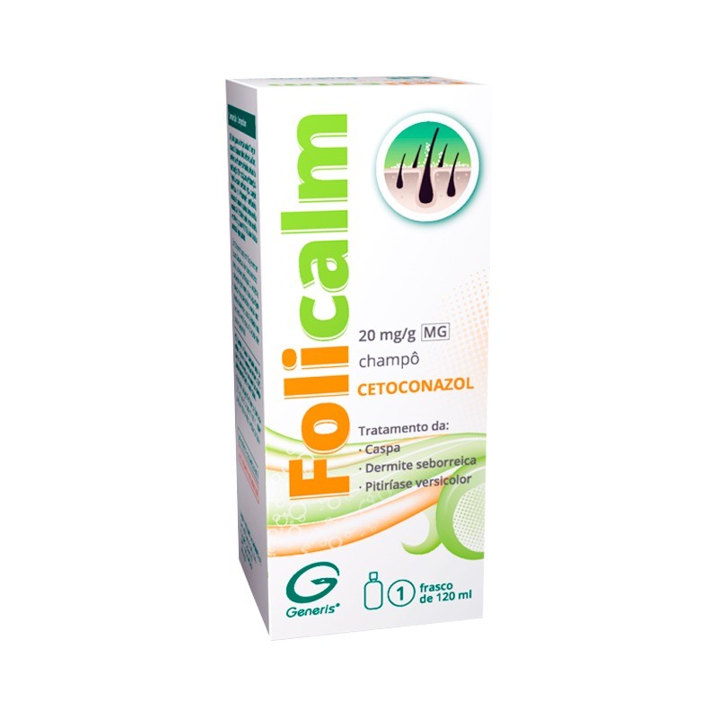 Cetoconazol Folicalm, 20mg Champô - 120ml