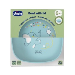Chicco Tigela com tampa Azul - 6M+