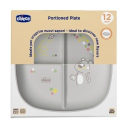 Chicco Prato Com Divisões Cinza - 12M+