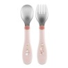 Chicco Talheres Inox Rosa - 18M+
