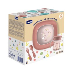 Chicco Conjunto Papa Rosa 12M+