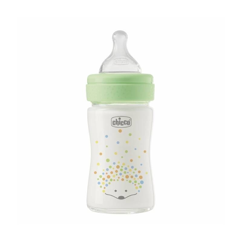 Chicco Biberão Perfect Easy Vidro Verde - 150ml