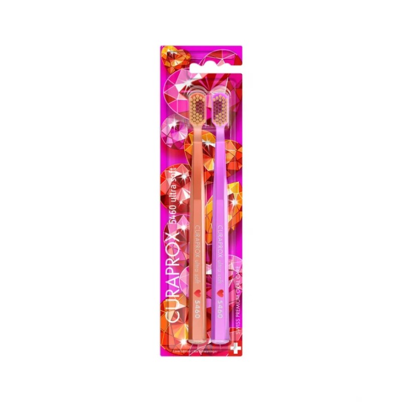 Curaprox CS 5460 Escova de dentes Love Edition 2026 - 2 unidades