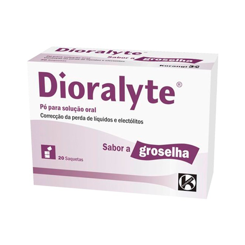 Dioralyte Groselha - 20 saquetas
