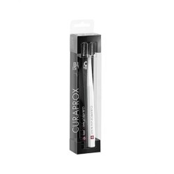 Curaprox Black & White Kit Escova Dentífrica Branca + Preta