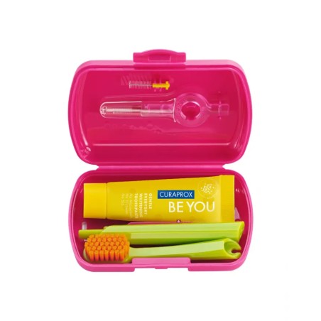 Curaprox Kit de Viagem Rising Star Rosa Forte