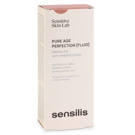 Sensilis Pure Age Perfection [Fluid] Make-Up – Cor 05 Pêche Rosé