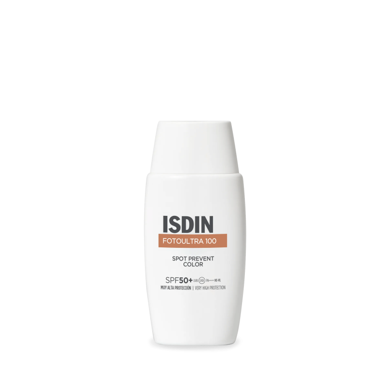 Protetor Solar Isdin Fotoultra 100 Spot Prevent com Cor SPF50+ 50ml