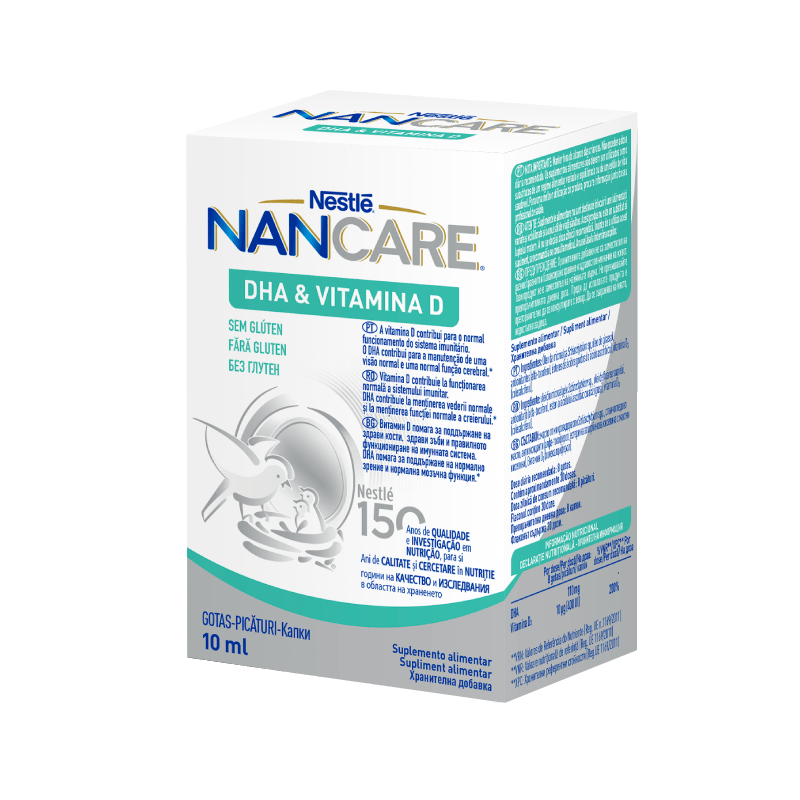 Nancare DHA Vitamina D - Gotas 10ml
