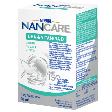 Nancare DHA Vitamina D - Gotas 10ml