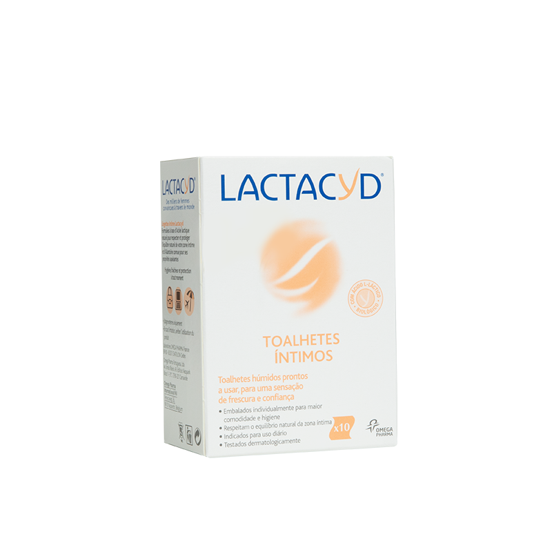Lactacyd Toalhetes Íntimos - 10 unidades