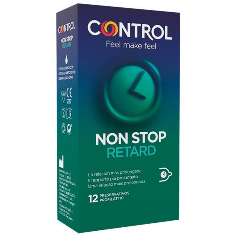 Control Preservativos Non Stop Retard - 12 unidades