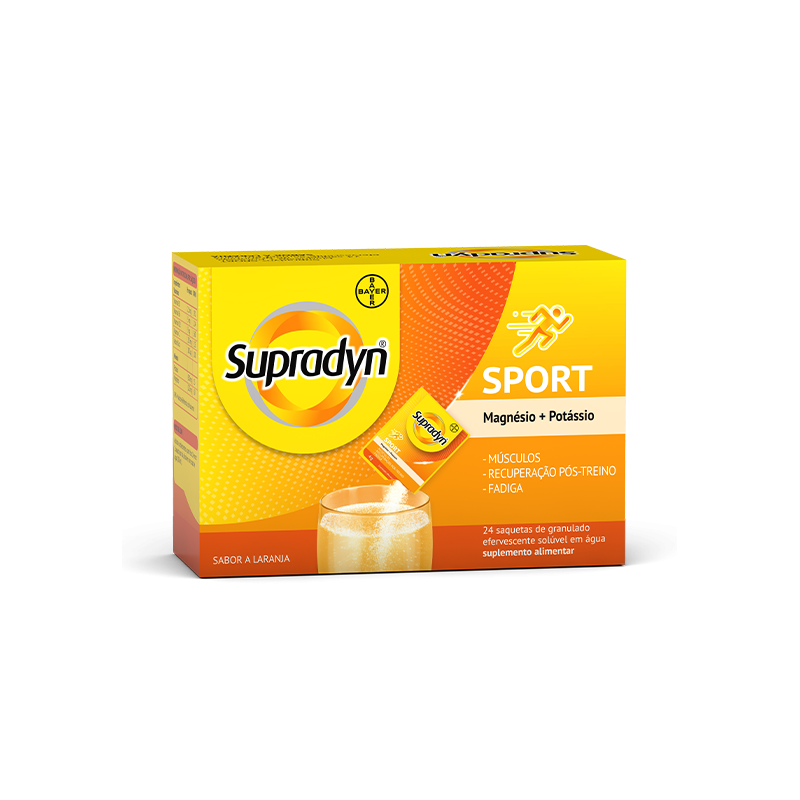 Supradyn Sport Magnésio + Potássio - 24 saquetas