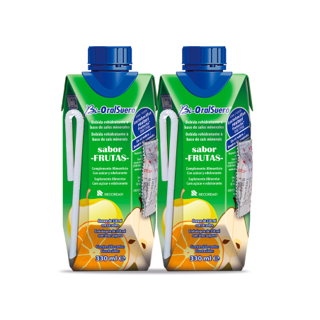 Bi-Oral Suero Sabor Frutas 2x330ml