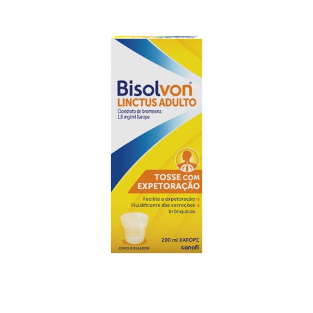 Bisolvon Linctus Adulto  1,6 mg/mL Xarope 200ml