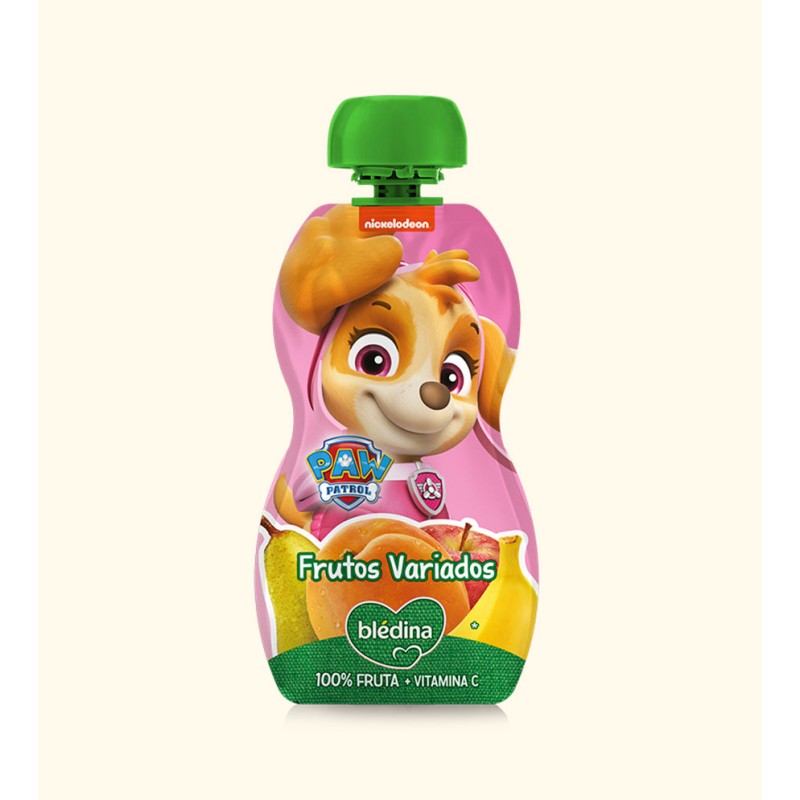 Blédina Patrulha Pata Skye Frutos Variados 100g