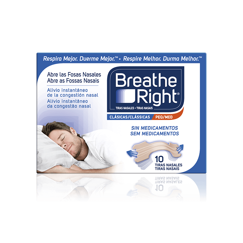Breathe Right Penso Nasal Pequeno/Médio (x10 unidades)