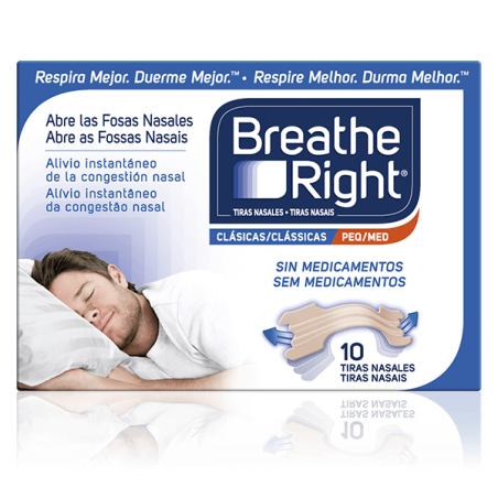 Breathe Right Penso Nasal Pequeno/Médio (x10 unidades)