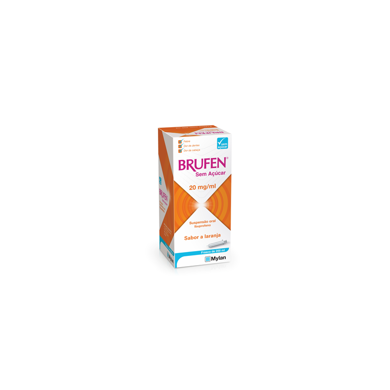 Brufen Sem Açúcar 20 mg/ml Xarope 200 ml