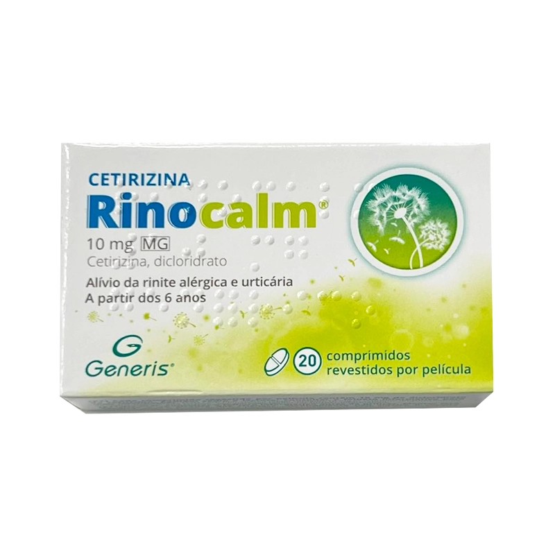 Cetirizina Rinocalm 10mg 20 comprimidos