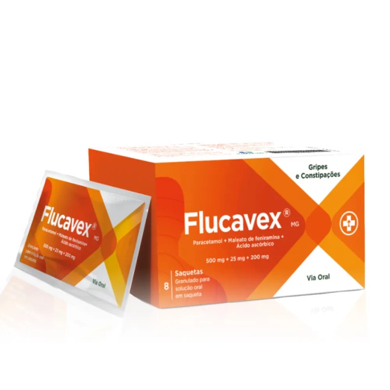 Flucavex 500/5/200mg 8 saquetas