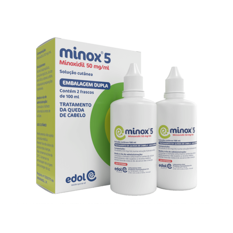 Minox 5 50mg/ml 100ml (2 frascos)