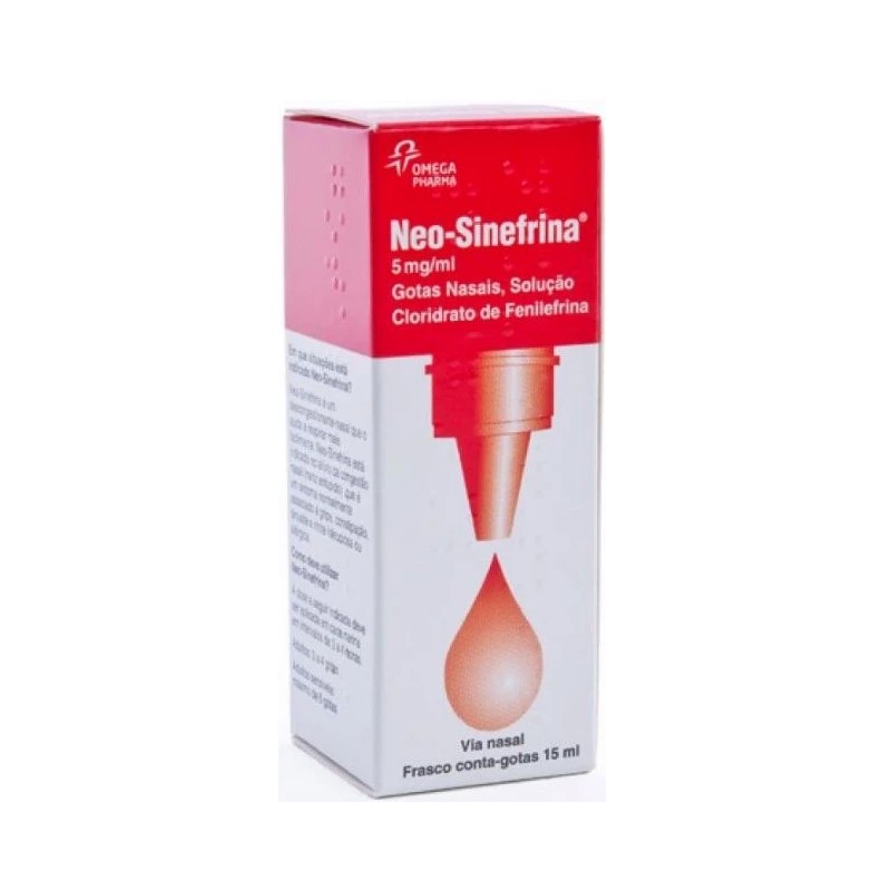 Neo-Sinefrina 5mg/mL Gotas Nasais Adulto 15ml