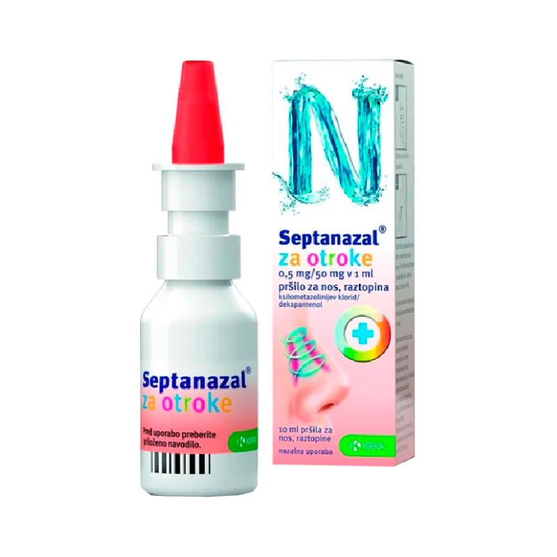 Septanazal Criança 0,5/50mg/ml Spray Nasal 10ml