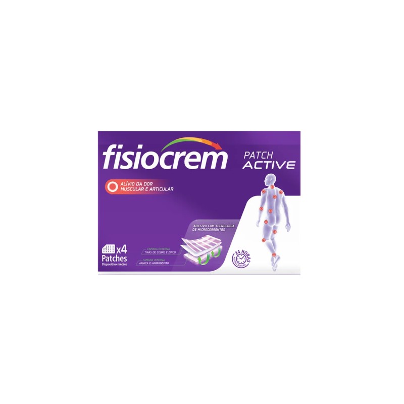 Fisiocrem Patch Active 4 Unidades