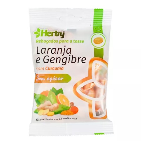 Herby Rebuçados sem Açucar Gengibre Cúrcuma 60g